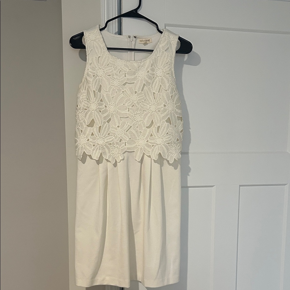 Maison Jules Ivory Lace Dress